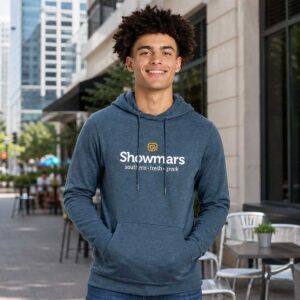 Showmars Logo Hoodie - Showmars hoodie with logo and Southern Fresh Greek tagline